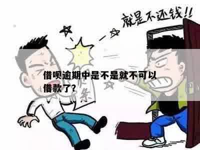 借呗逾期中是不是就不可以借款了？