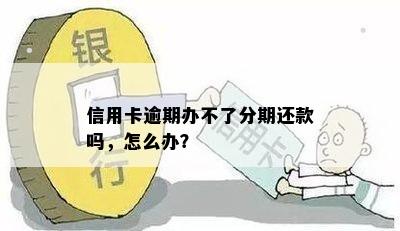 信用卡逾期办不了分期还款吗，怎么办？