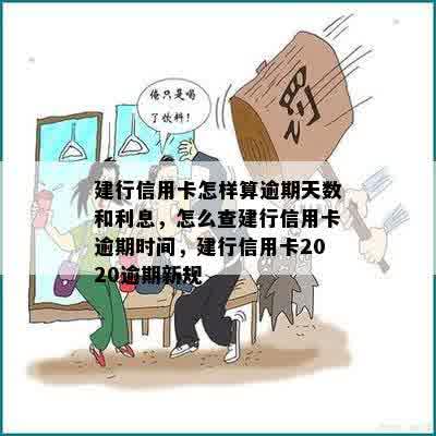 建行信用卡怎样算逾期天数和利息，怎么查建行信用卡逾期时间，建行信用卡2020逾期新规