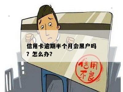 信用卡逾期半个月会黑户吗？怎么办？