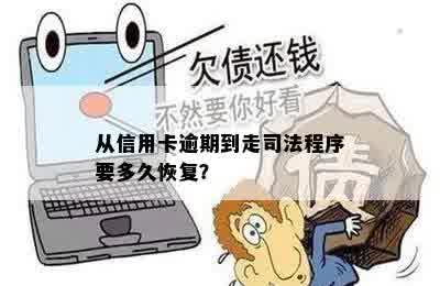 从信用卡逾期到走司法程序要多久恢复？