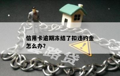 信用卡逾期冻结了扣违约金怎么办？