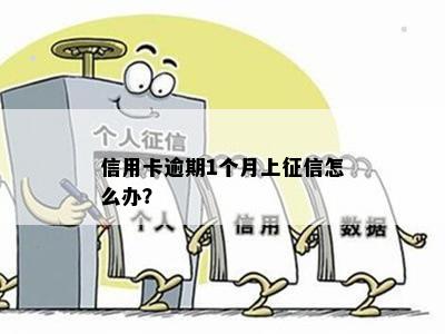 信用卡逾期1个月上征信怎么办？