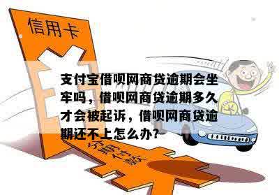 支付宝借呗网商贷逾期会坐牢吗，借呗网商贷逾期多久才会被起诉，借呗网商贷逾期还不上怎么办？