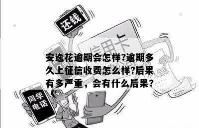 安逸花逾期会怎样?逾期多久上征信收费怎么样?后果有多严重，会有什么后果?