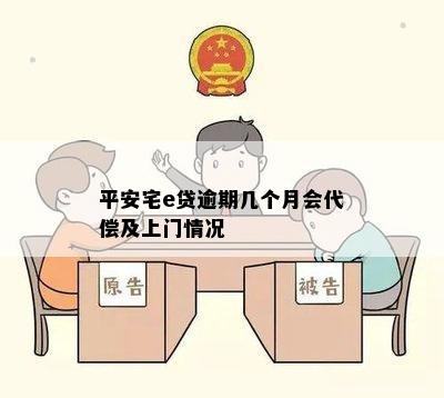 平安宅e贷逾期几个月会代偿及上门情况