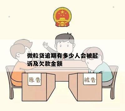 微粒贷逾期有多少人会被起诉及欠款金额