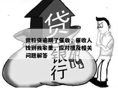 微粒贷逾期了催收，催收人找到我家里，应对措及相关问题解答