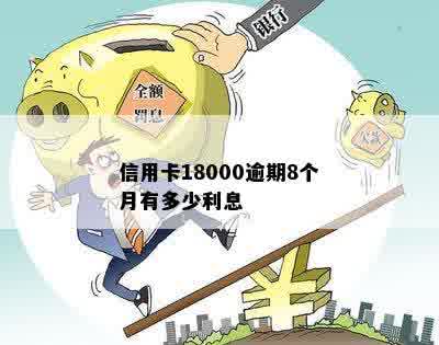 信用卡18000逾期8个月有多少利息