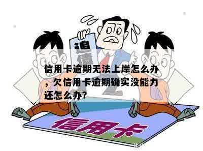 信用卡逾期无法上岸怎么办，欠信用卡逾期确实没能力还怎么办？