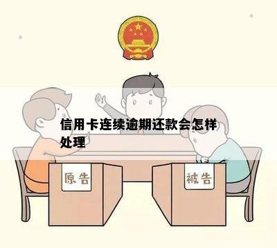 信用卡连续逾期还款会怎样处理