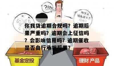 你我贷逾期合规吗？逾期后果严重吗？逾期会上征信吗？会影响信用吗？逾期催收是否自行承担后果？