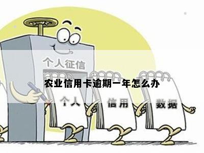 农业信用卡逾期一年怎么办