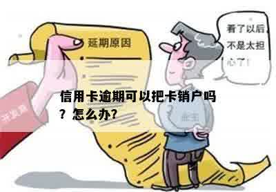 信用卡逾期可以把卡销户吗？怎么办？