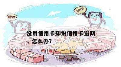 没用信用卡却说信用卡逾期，怎么办？