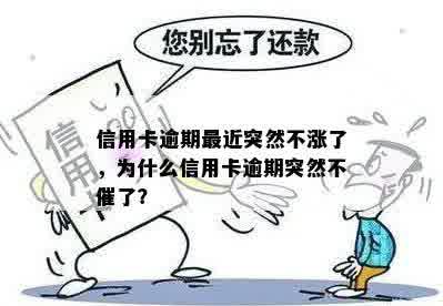 信用卡逾期最近突然不涨了，为什么信用卡逾期突然不催了？