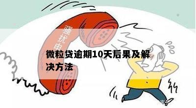 微粒贷逾期10天后果及解决方法