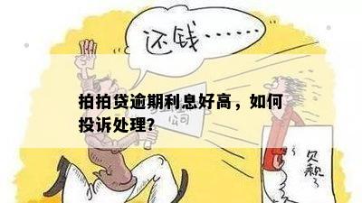 拍拍贷逾期利息好高，如何投诉处理？