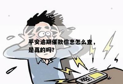 平安逾期催款信息怎么查，是真的吗？