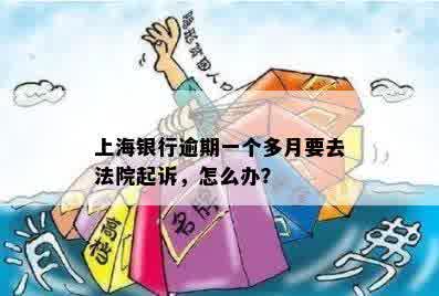 上海银行逾期一个多月要去法院起诉，怎么办？