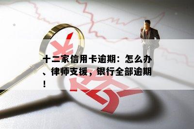 十二家信用卡逾期：怎么办、律师支援，银行全部逾期！