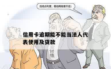 信用卡逾期能不能当法人代表使用及贷款