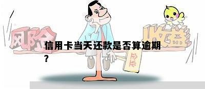 信用卡当天还款是否算逾期？