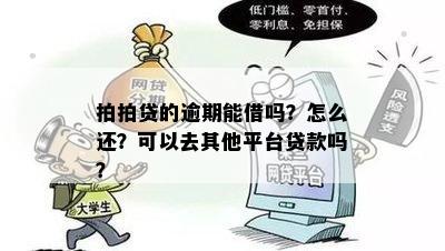 拍拍贷的逾期能借吗？怎么还？可以去其他平台贷款吗？