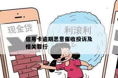 信用卡逾期恶意催收投诉及相关罪行