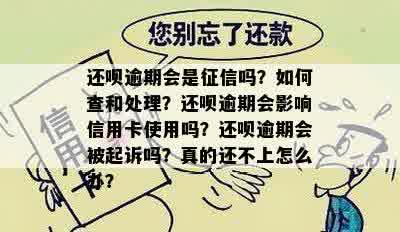 还呗逾期会是征信吗？如何查和处理？还呗逾期会影响信用卡使用吗？还呗逾期会被起诉吗？真的还不上怎么办？