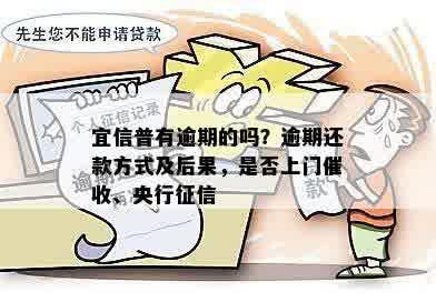 普有逾期的吗？逾期还款方式及后果，是否上门催收、央行征信