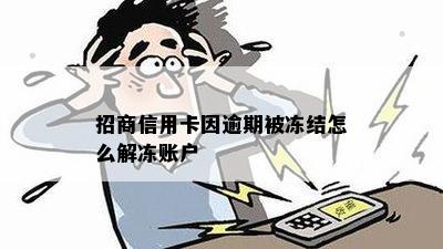 招商信用卡因逾期被冻结怎么解冻账户