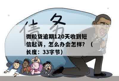 微粒贷逾期120天收到短信起诉，怎么办会怎样？（长度：33字节）