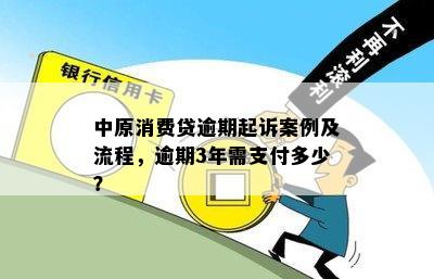 中原消费贷逾期起诉案例及流程，逾期3年需支付多少？