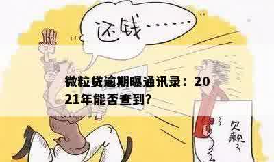 微粒贷逾期曝通讯录：2021年能否查到？