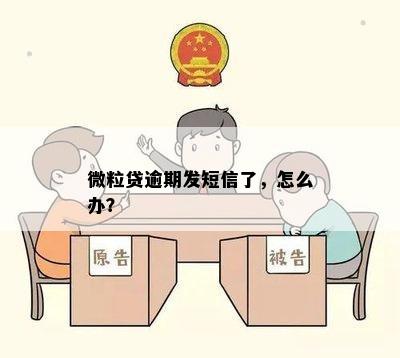 微粒贷逾期发短信了，怎么办？