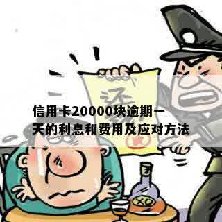 信用卡20000块逾期一天的利息和费用及应对方法