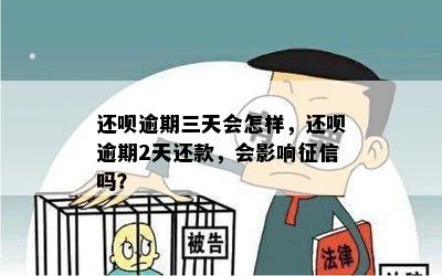 还呗逾期三天会怎样，还呗逾期2天还款，会影响征信吗？