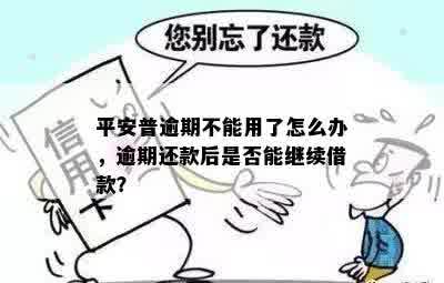 平安普逾期不能用了怎么办，逾期还款后是否能继续借款？