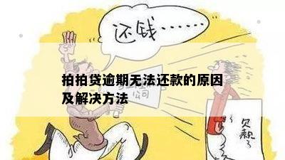 拍拍贷逾期无法还款的原因及解决方法