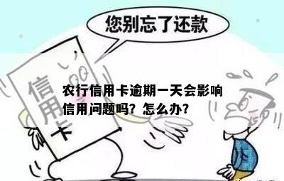 农行信用卡逾期一天会影响信用问题吗？怎么办？