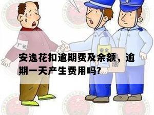 安逸花扣逾期费及余额，逾期一天产生费用吗？