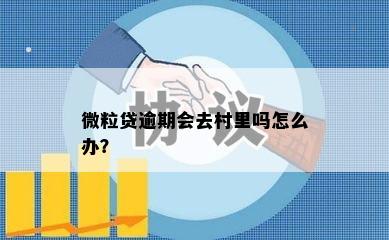 微粒贷逾期会去村里吗怎么办？