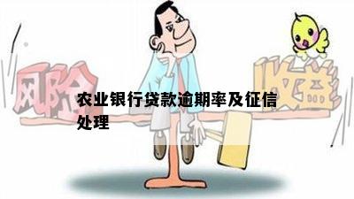 农业银行贷款逾期率及征信处理