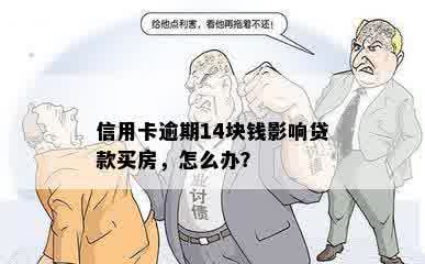 信用卡逾期14块钱影响贷款买房，怎么办？