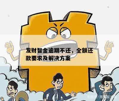 发财智金逾期不还，全额还款要求及解决方案