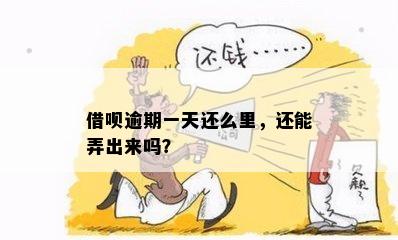 借呗逾期一天还么里，还能弄出来吗？