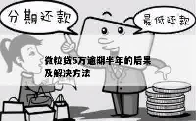 微粒贷5万逾期半年的后果及解决方法