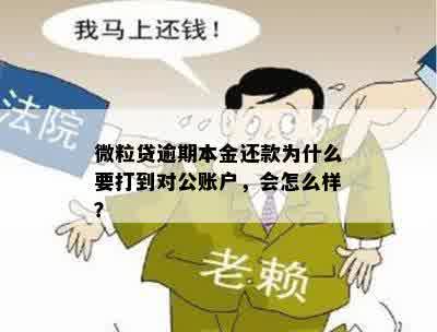 微粒贷逾期本金还款为什么要打到对公账户，会怎么样？