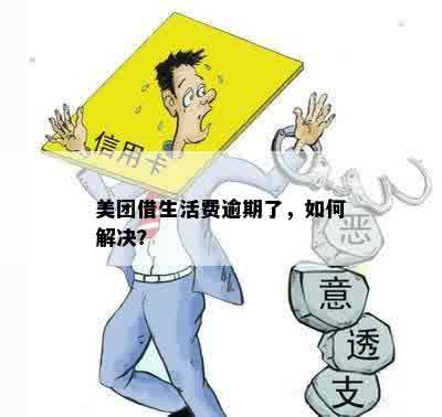 美团借生活费逾期了，如何解决？